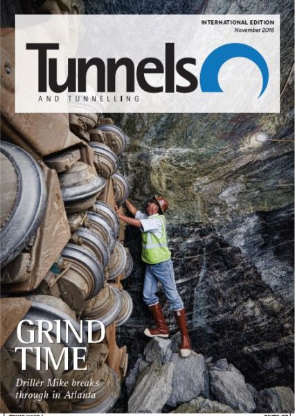 Capture Tunnels & Tunneling nov 2018 cover